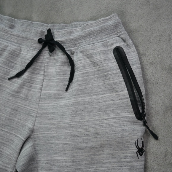 SPYDER Mens Large Grey Active Pro-Web Breathable Quick Dry Joggers - #1437826 - Picture 6 of 11